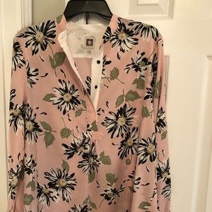 Anne Klein Lightweight Pullover Long Sleeve Blouse